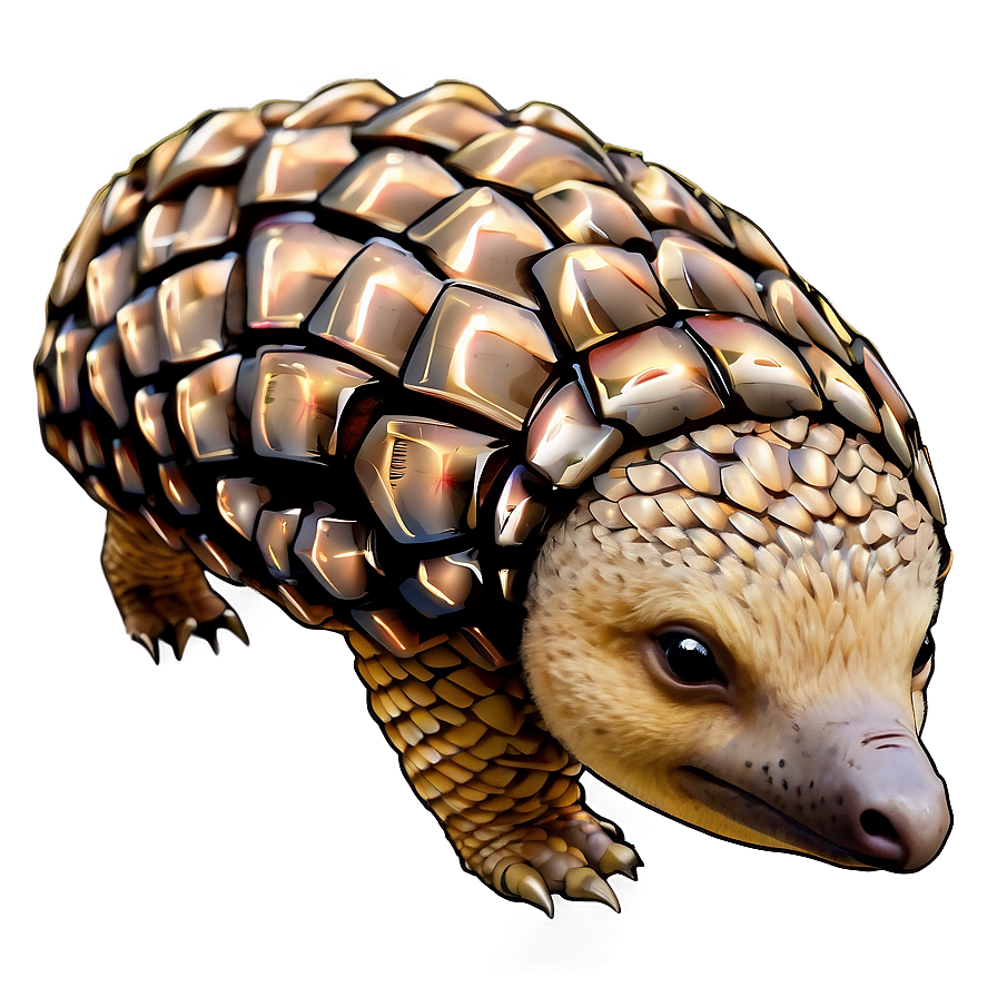 Pangolin Journey Illustration Png 39