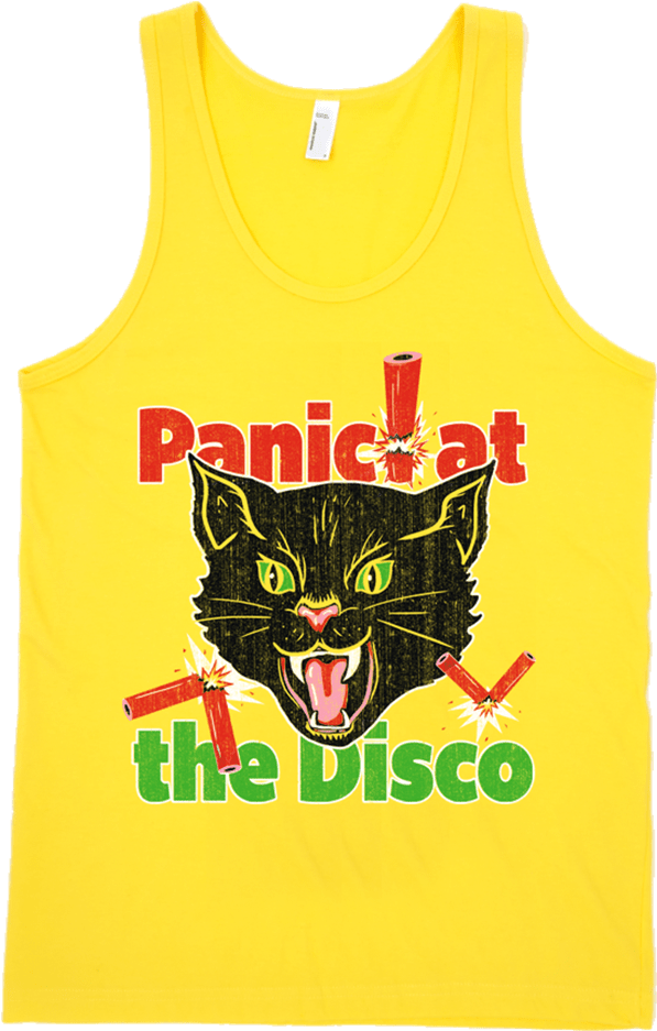 Panicatthe Disco Yellow Tank Top