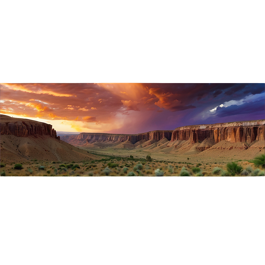 Panoramic Mesa Landscape Png 06252024