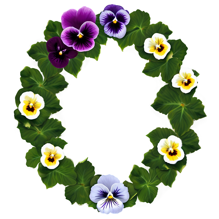 Pansy Border Png Smf80