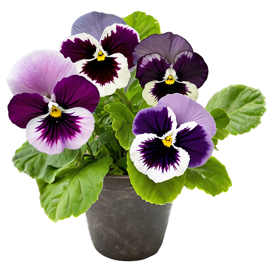 Pansy Flower PNG ckd PNG with transparent background