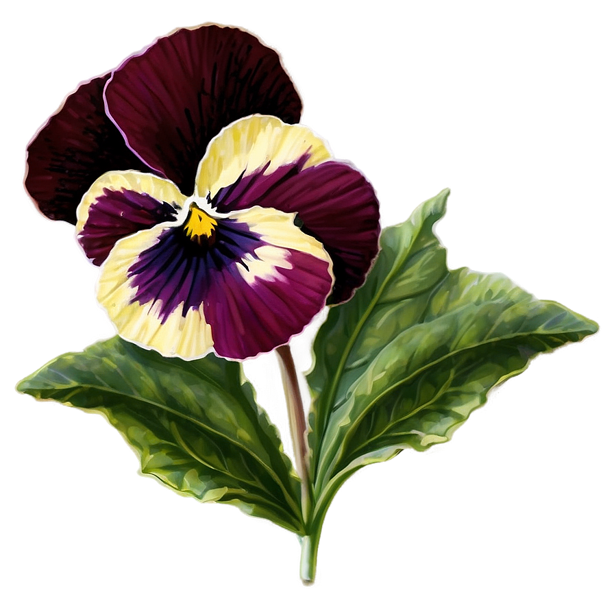 Pansy Flower PNG hys PNG with transparent background