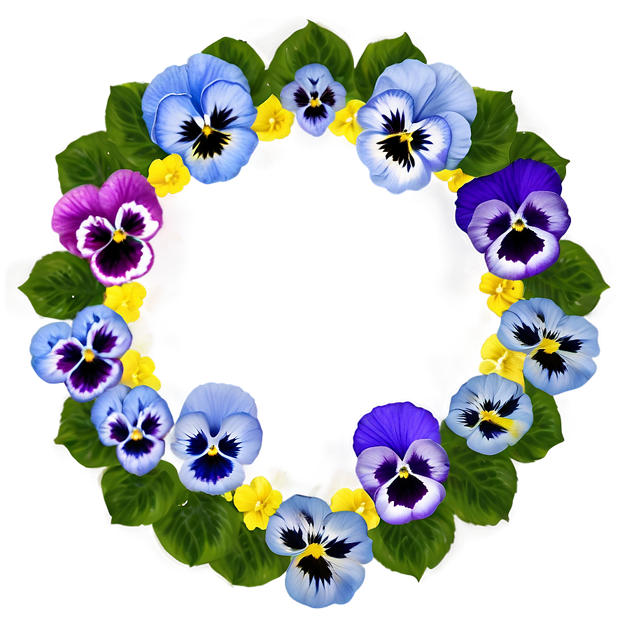 Pansy Frame Png 06232024