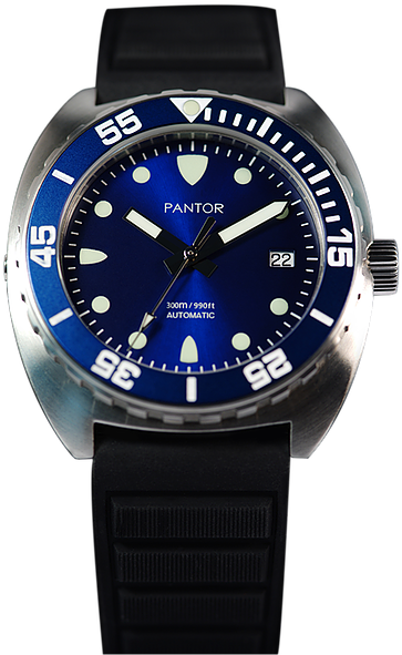 Pantor Seal Diver Watch Blue Dial