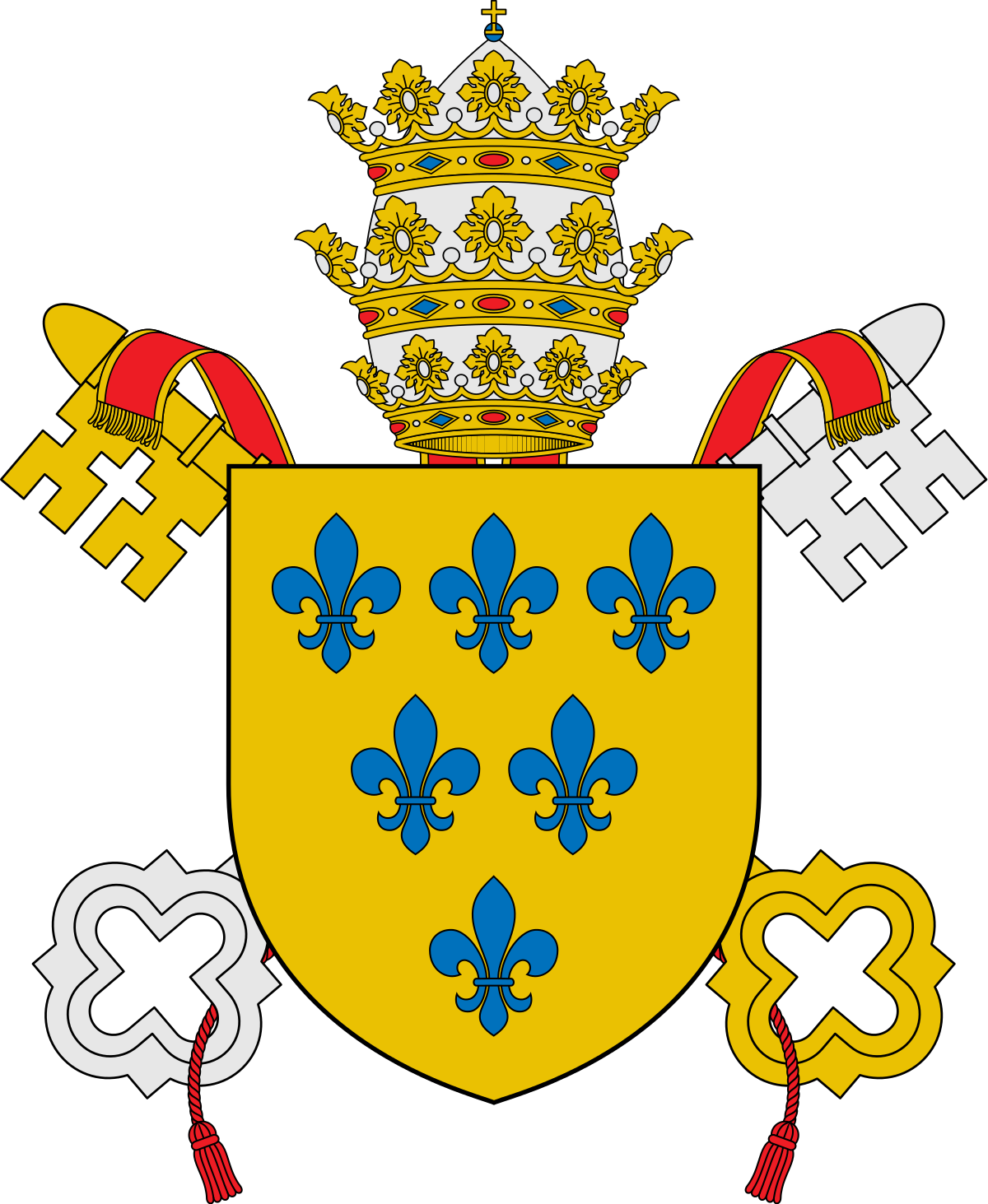 Papal Coatof Arms PNG with transparent background