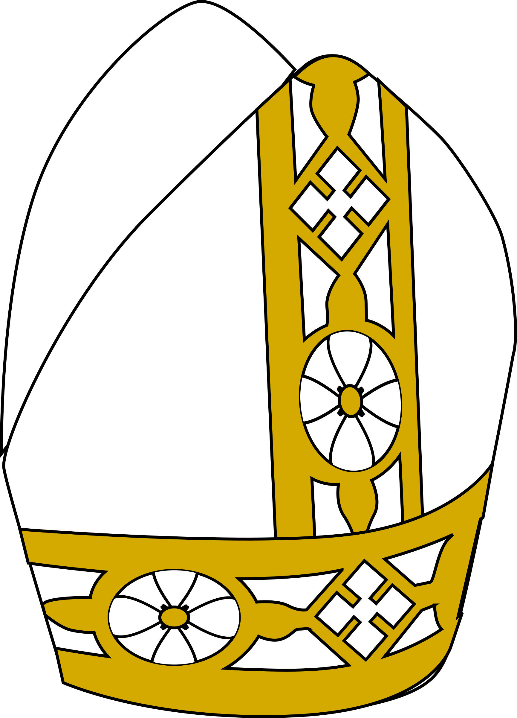 Papal Mitre Vector Illustration