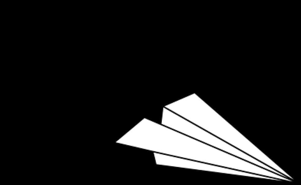 Paper Airplanes Black Background