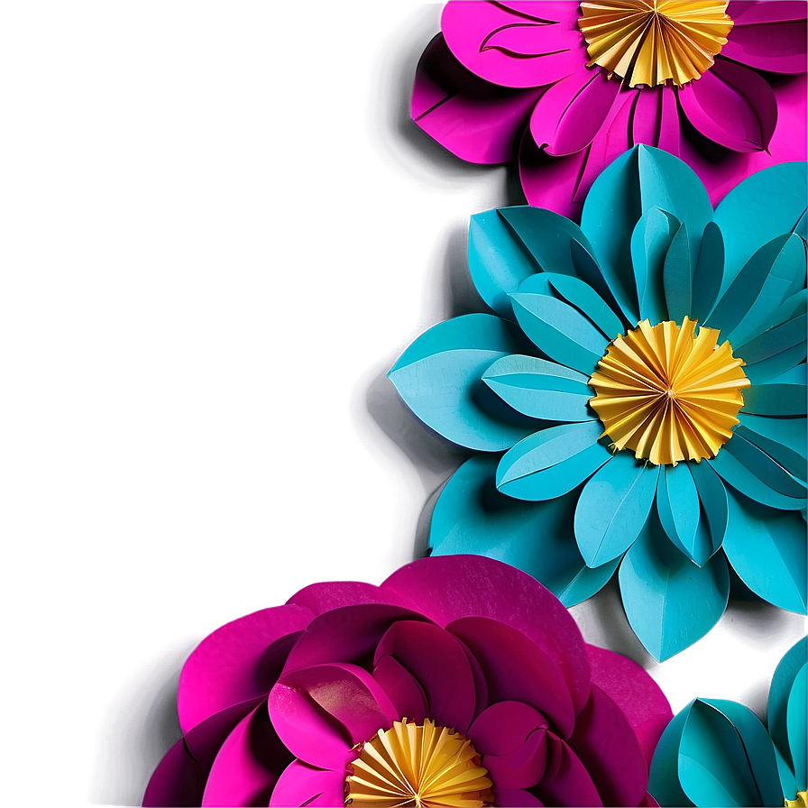 Paper Flower Backdrop Png Tnr