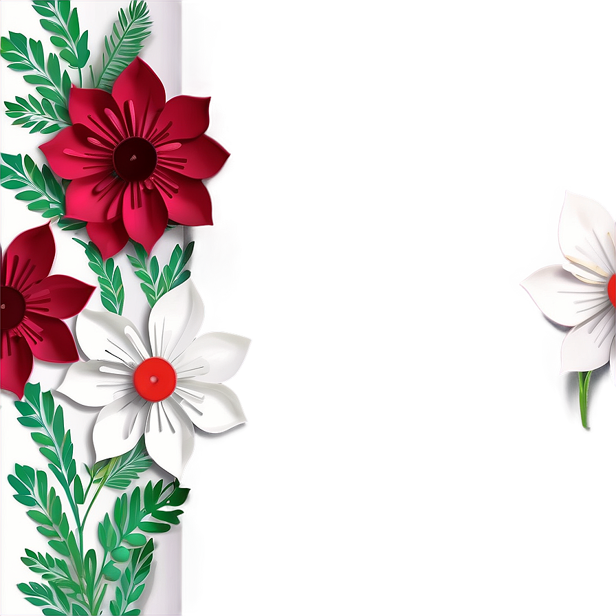 Paper Flower Curtain Png Rpl90