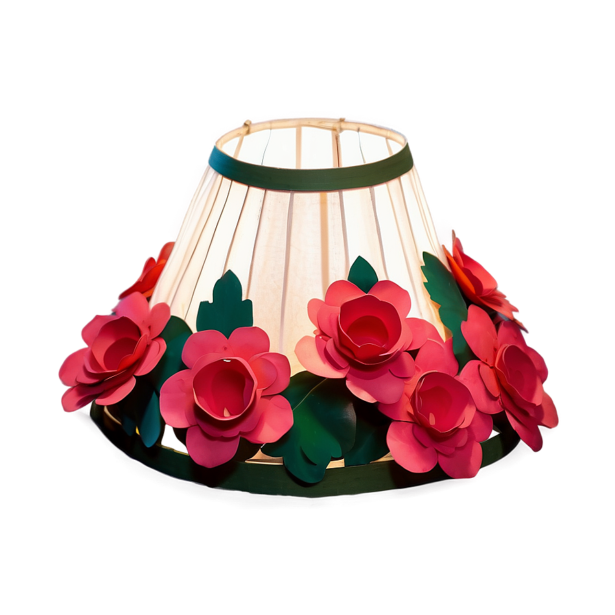 Paper Flower Lampshade Png 06282024