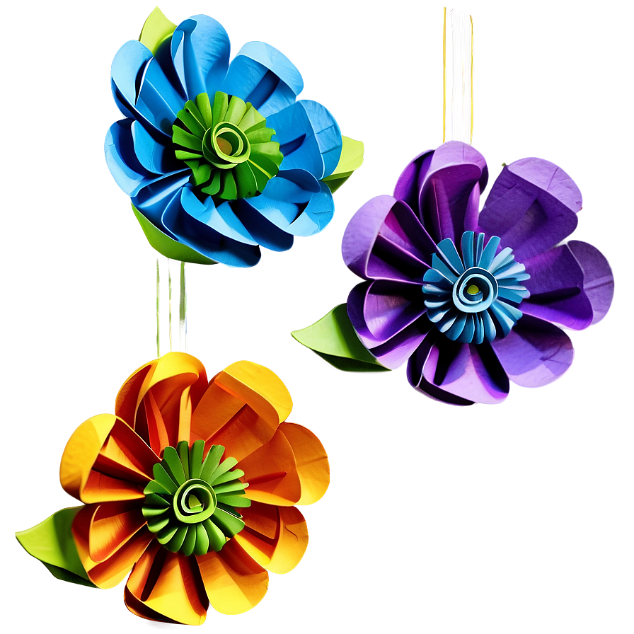 Paper Flower Mobile Png Ghg39