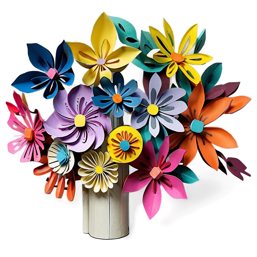 Paper Flower Sculpture Png Uqu