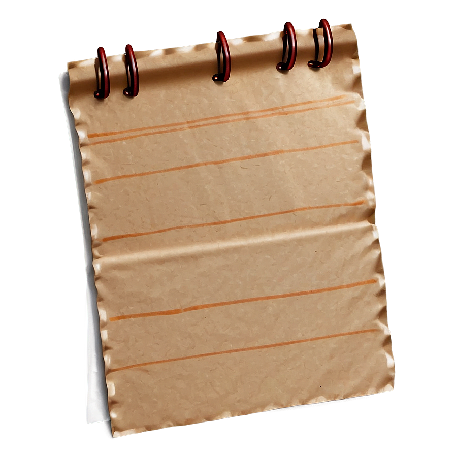 Paper Note With Arrow Clip Png 06282024