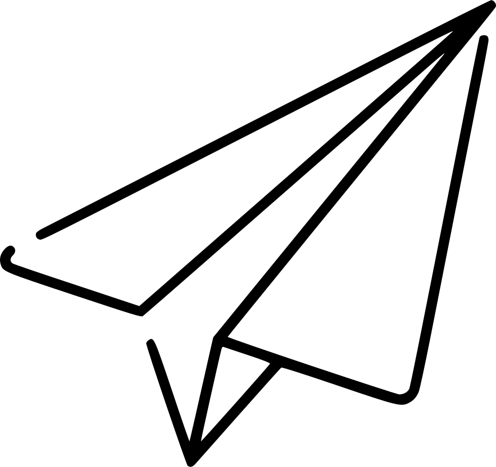 Paper Plane Icon Sketch