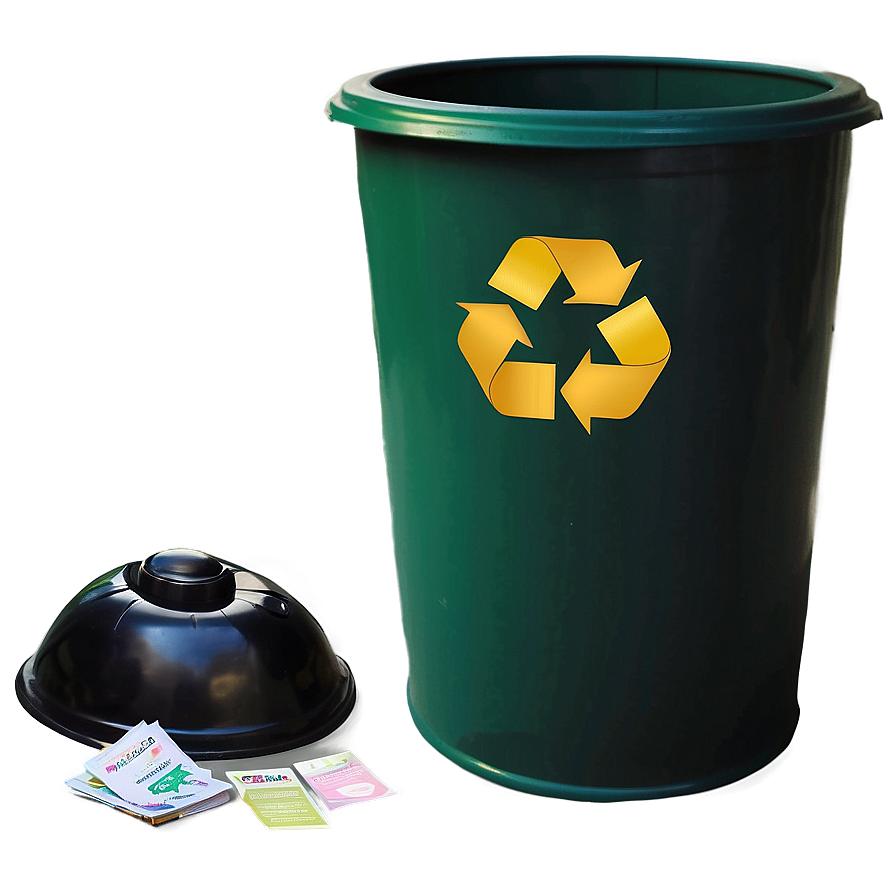 Paper Recycling Bin Png 28