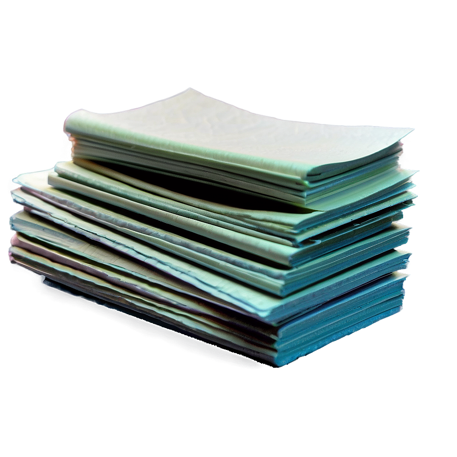 Paper Stack With Shadow Png 12