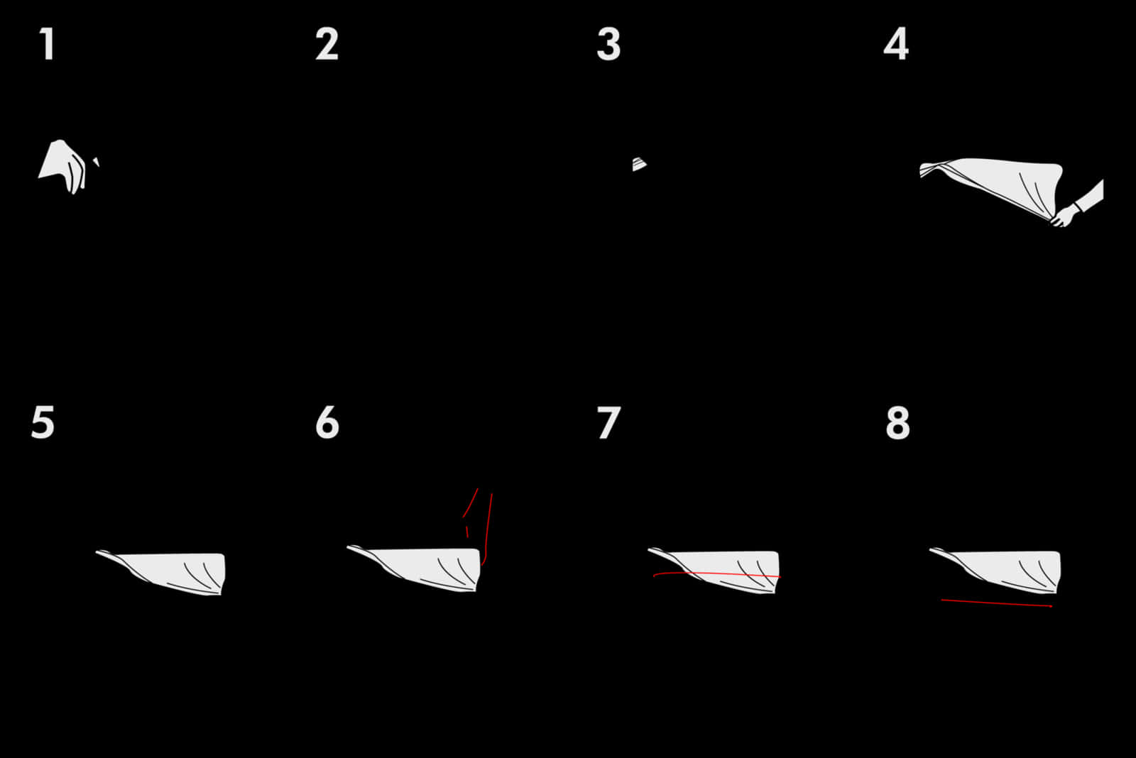 Paper_ Toss_ Sequence PNG with transparent background