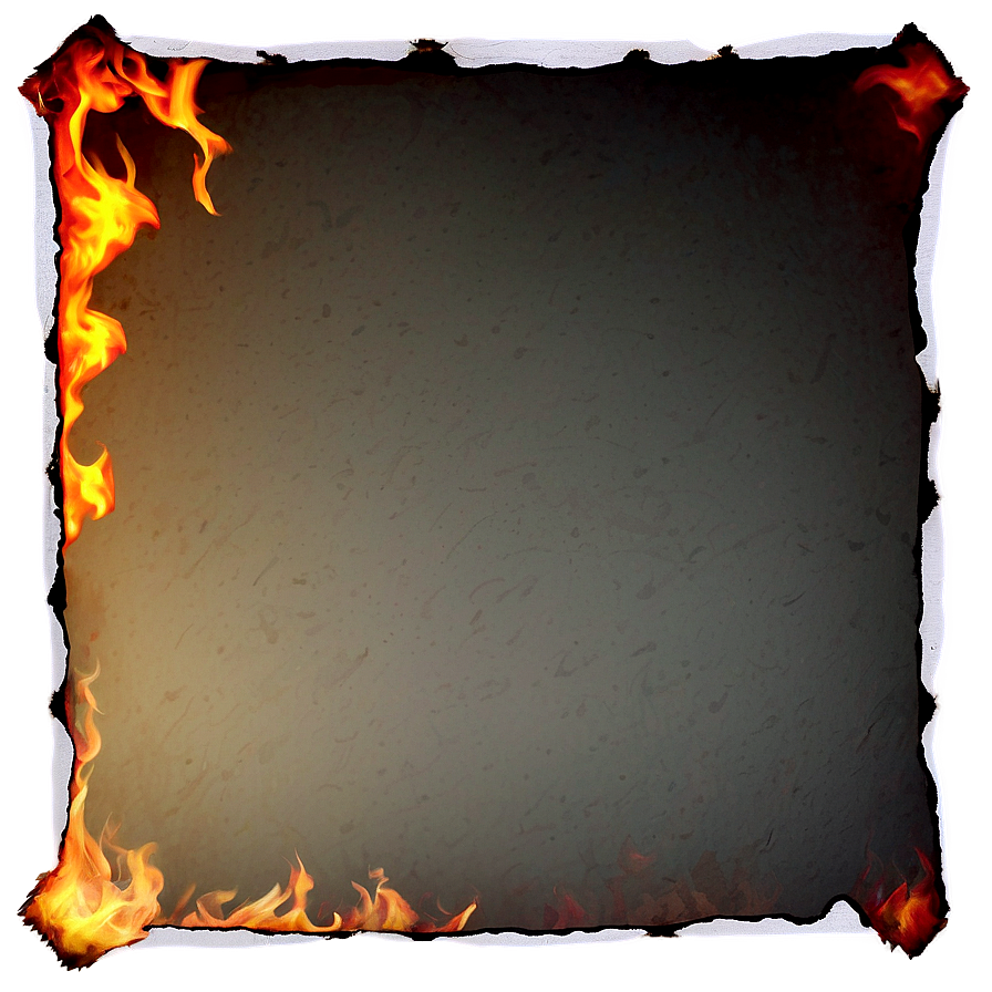 Paper With Burnt Corners Png 06122024