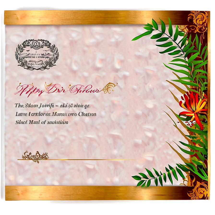 Papyrus Invitation Template Png Ave