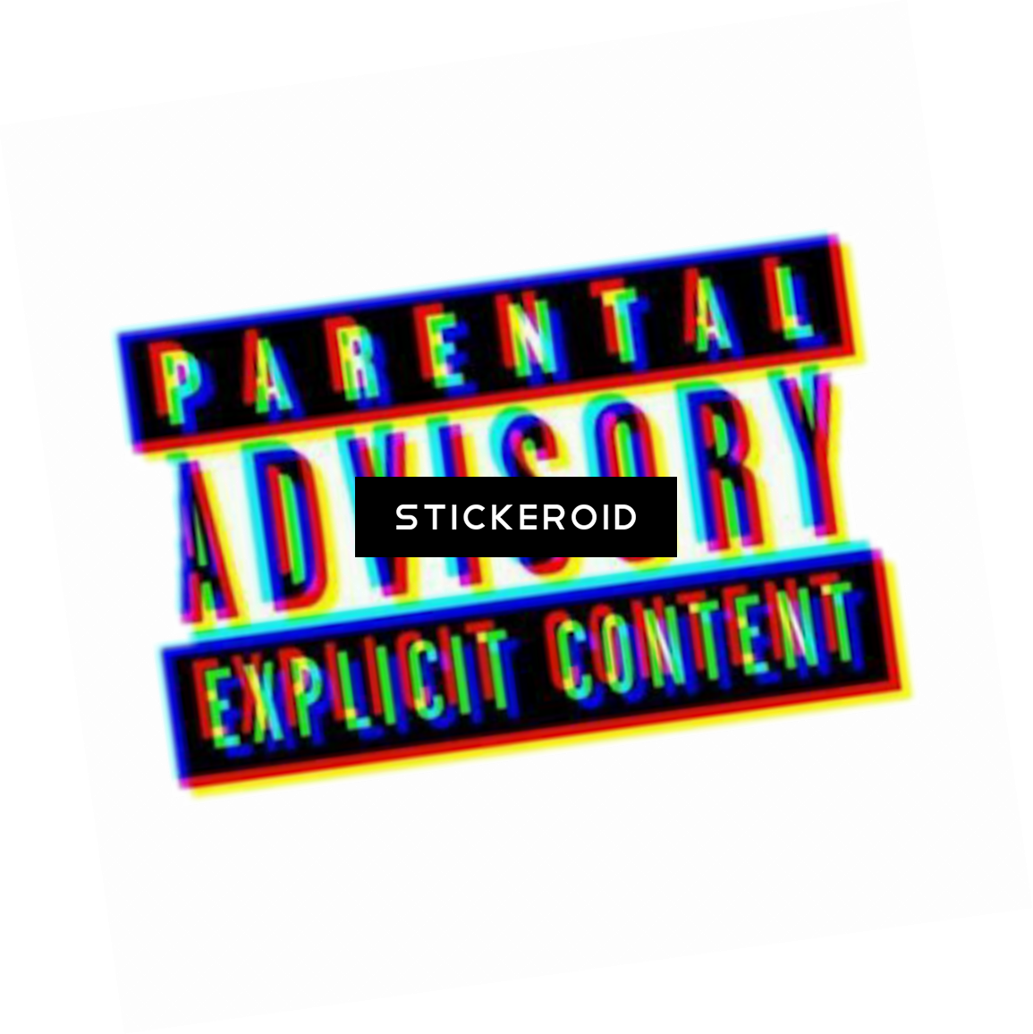 Parental Advisory Glitch Png , Png Download - Parental Advisory Hot Png, Transparent Png PNG with transparent background