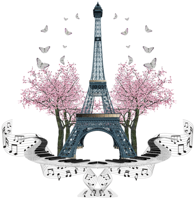 Paris Png Photo - Paris Pink And Black PNG with transparent background