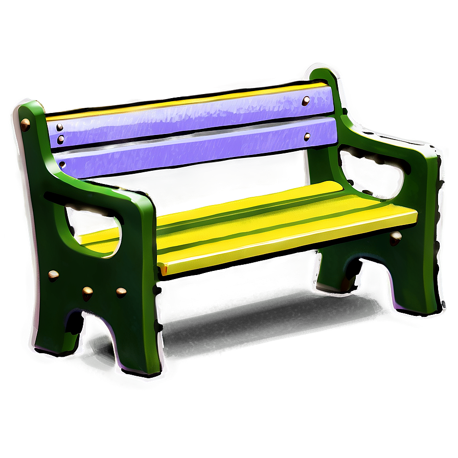 Park Bench PNG 05232024 PNG with transparent background