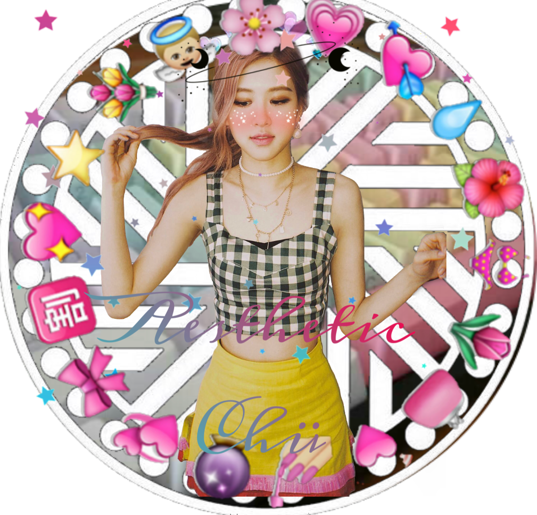 Park Chaeyoung😊blackpink Kpop Rosé Blackpinkrose Icon - Rose Blackpink Png Circle, Transparent Png PNG with transparent background