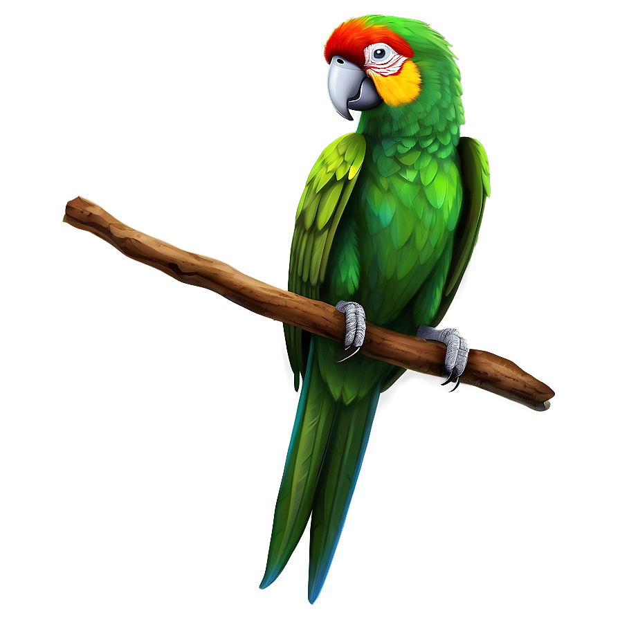 Parrot Illustration Png 05242024