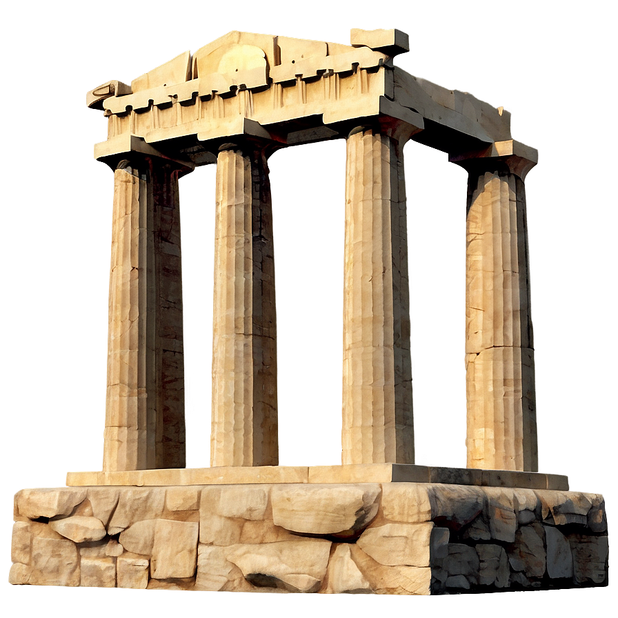 Parthenon Detailed Facade Png 88