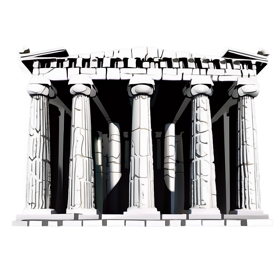 Parthenon Illustration Png 06252024