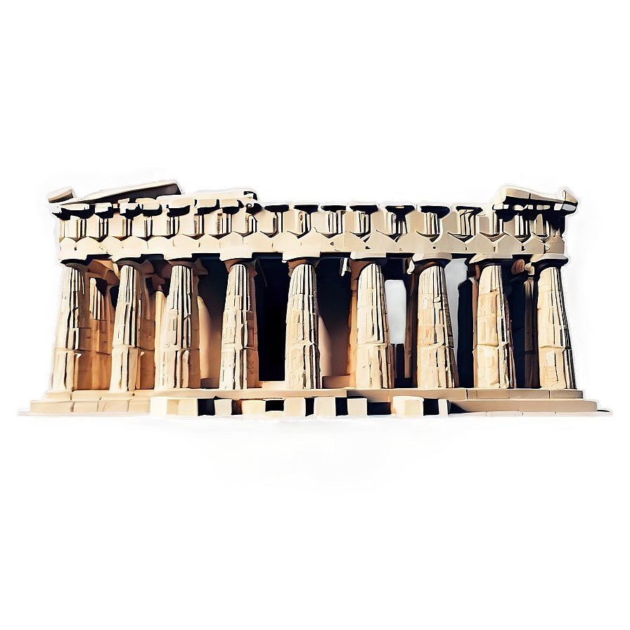 Parthenon In Daylight Png 80