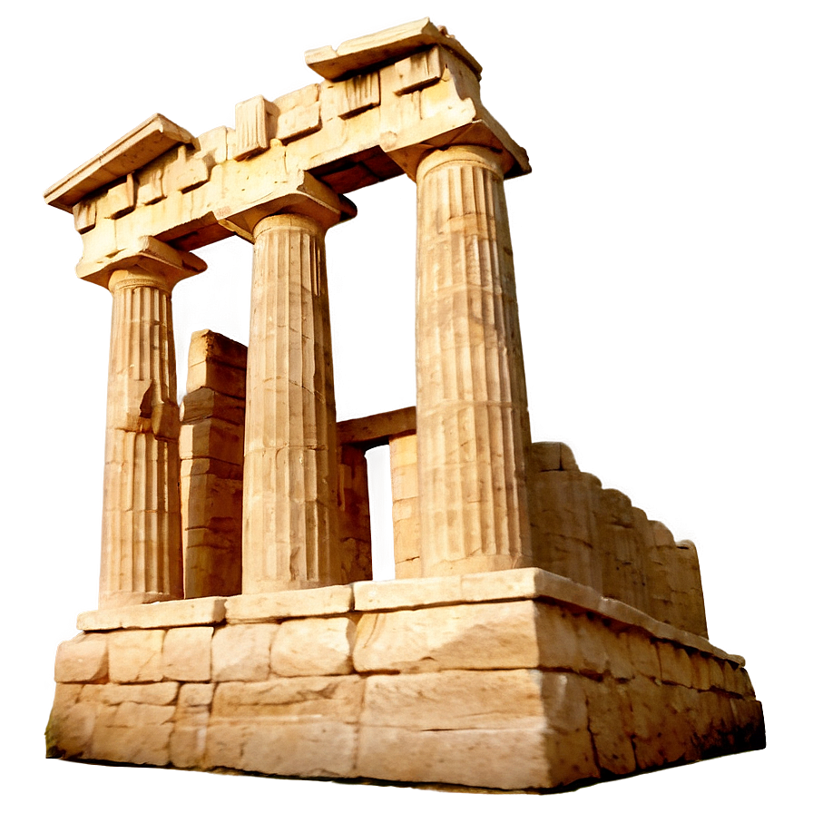 Parthenon Lit At Night Png Njy8