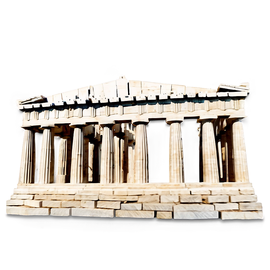 Parthenon Silhouette Png Aok