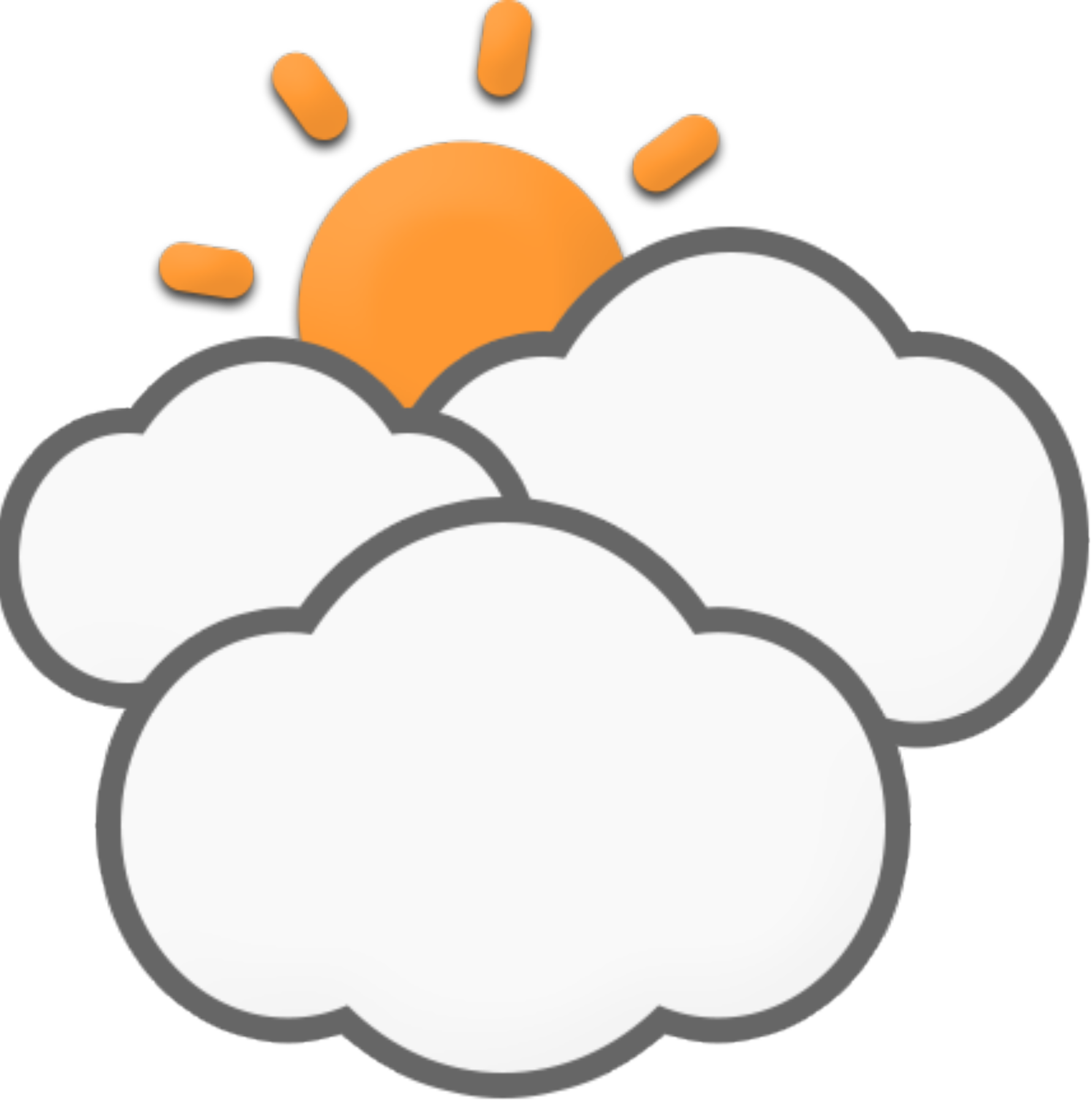 Partly Cloudy Weather Icon