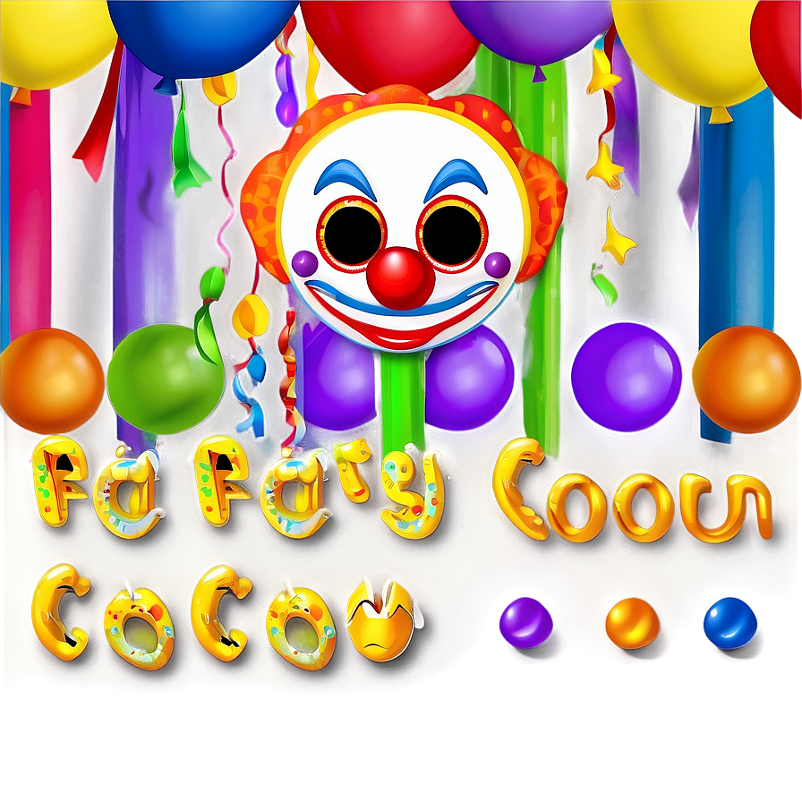 Party Clown Emoji Png Mpo32