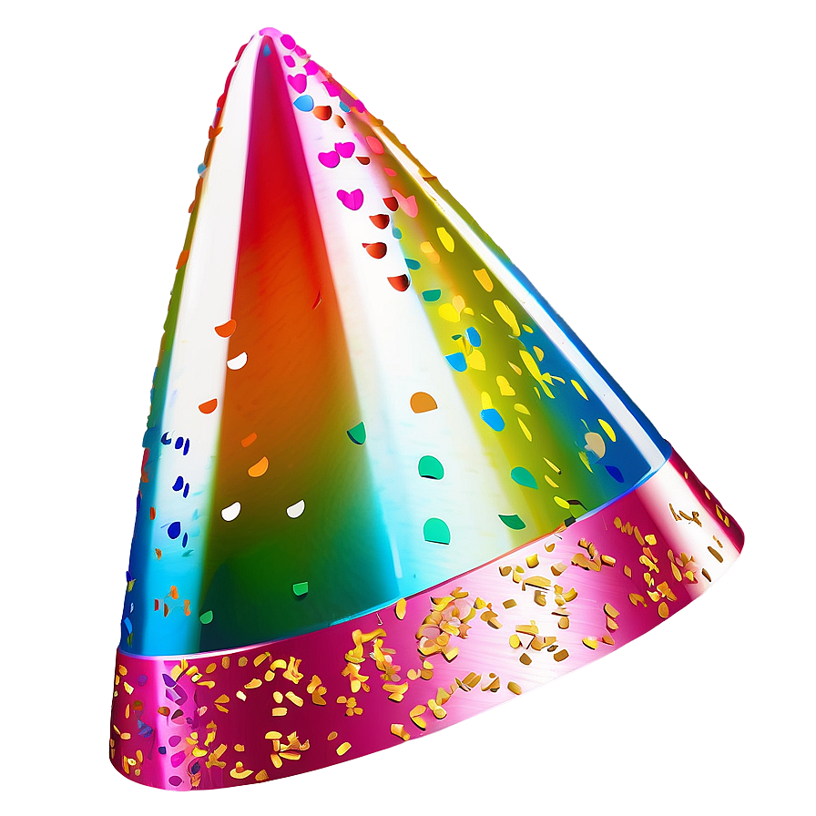 Party Hat with Confetti PNG ubt82 PNG image with a transparent background, free high-resolution download