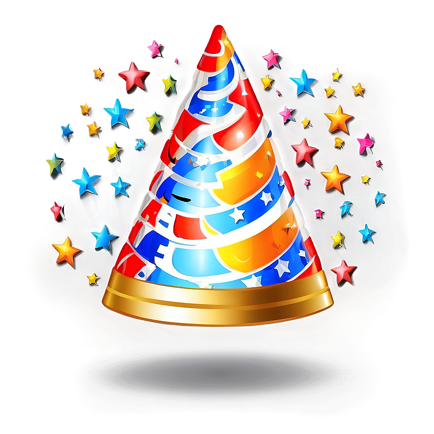 Party Hat With Stars Png 76