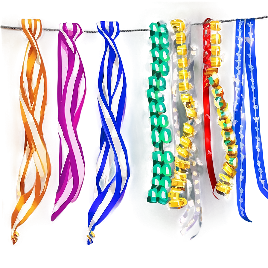 Party Streamers And Lights Png Lcy