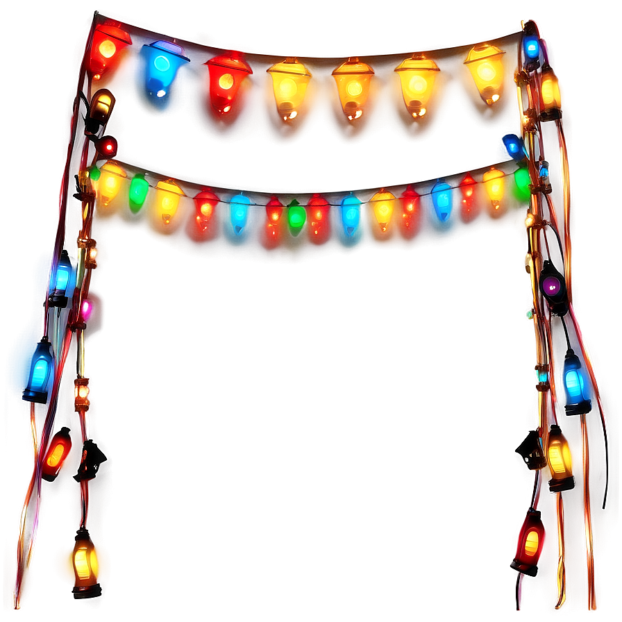 Party String Lights Png Sqc36