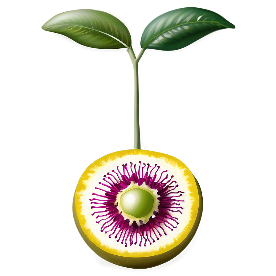 Passion Fruit Flower Blossom Png Qlv