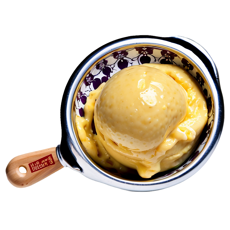 Passion Fruit Gelato Scoop Png Fii