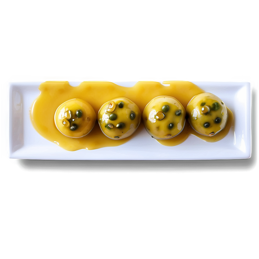 Passion Fruit Sauce Drizzle Png Vmi85