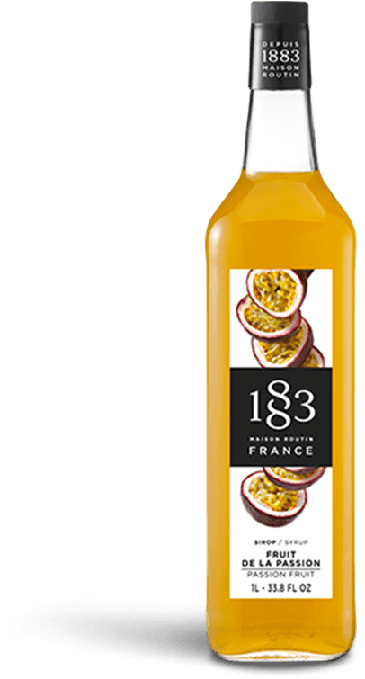 Passion Fruit Syrup Bottle1883 Routin