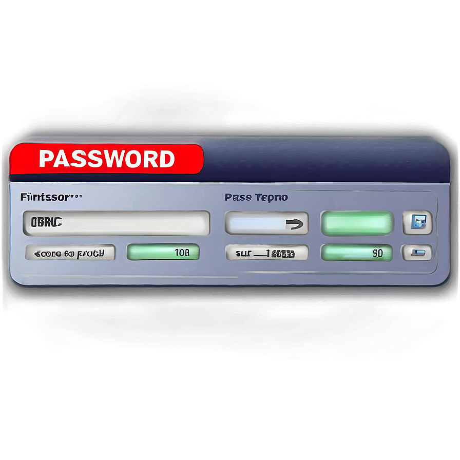 Password Entry Field PNG xue19 PNG with transparent background