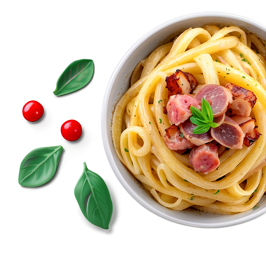 Pasta Carbonara Dish Png 05232024