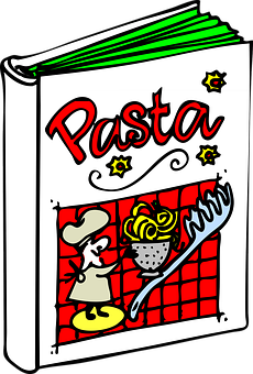 Pasta Recipe Book Cover