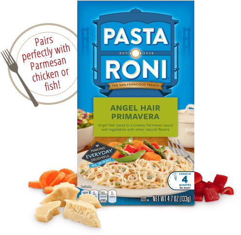 Pasta Roni Angel Hair Primavera Package