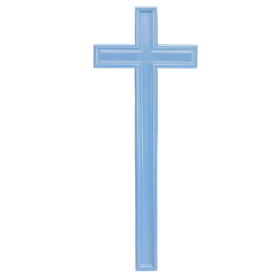 Pastel Blue Cross Png 73