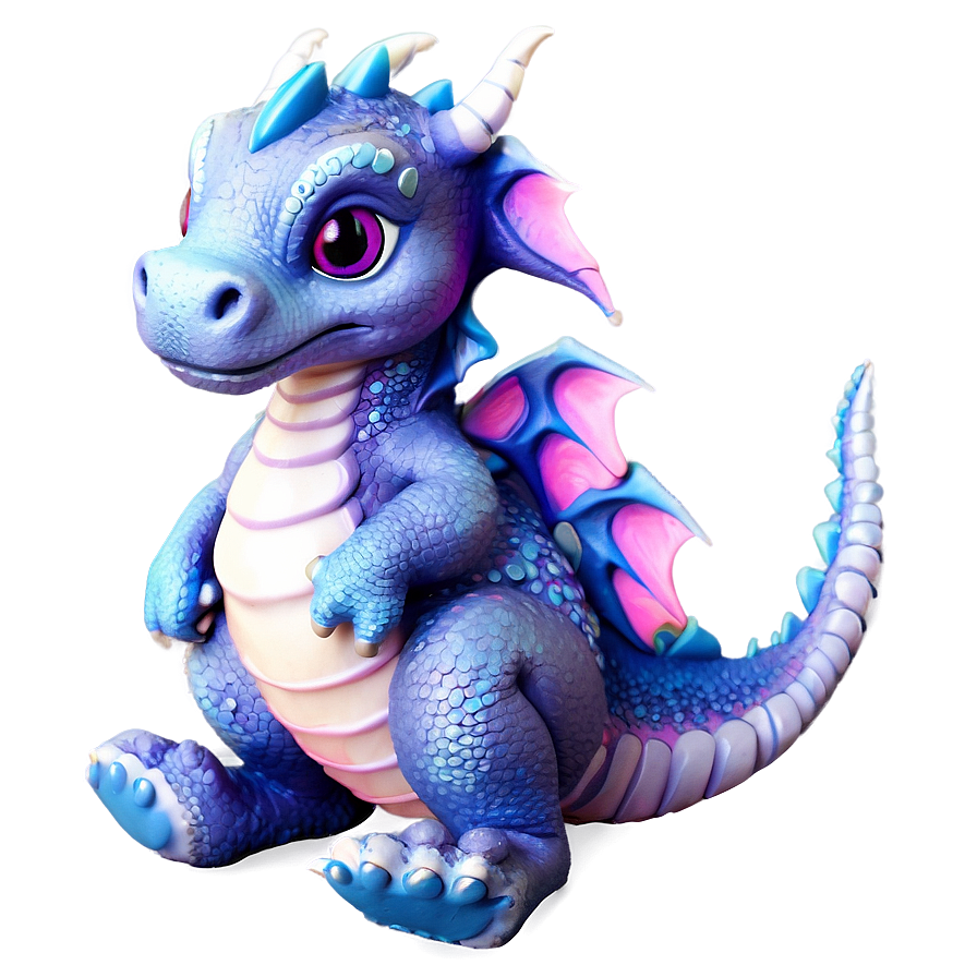 Pastel Cute Dragon Png 06262024