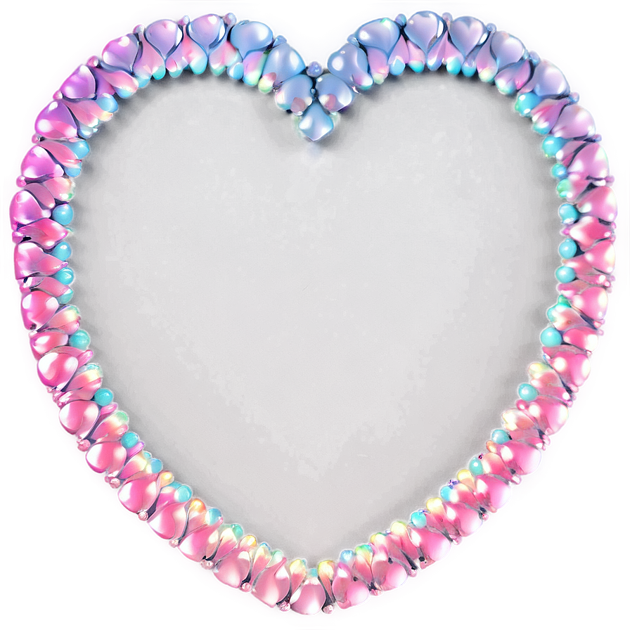 Pastel Heart Overlay Png Dfe